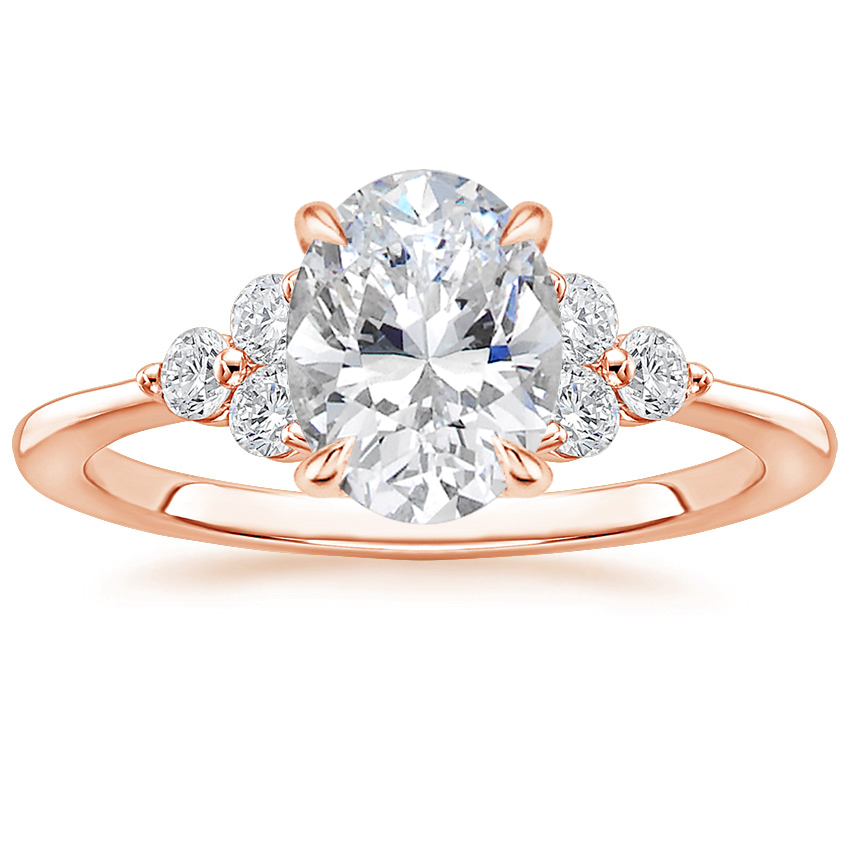 14K Rose Gold Luxe Melody Diamond Ring (1/5 ct. tw.), large top view