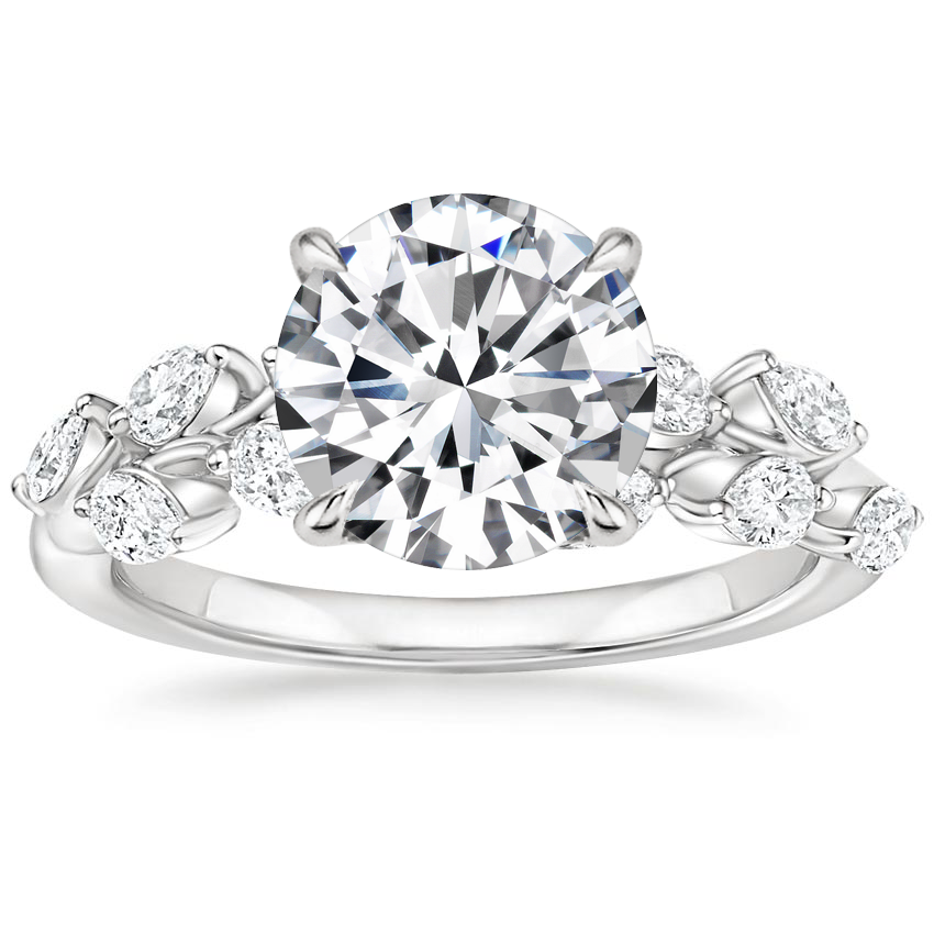 Platinum Amaranta Diamond Ring (1/2 ct. tw.), large top view