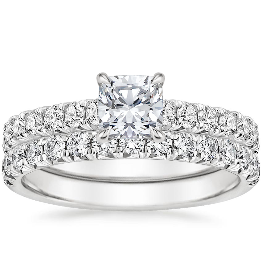 18K White Gold Sienna Diamond Bridal Set (7/8 ct. tw.)