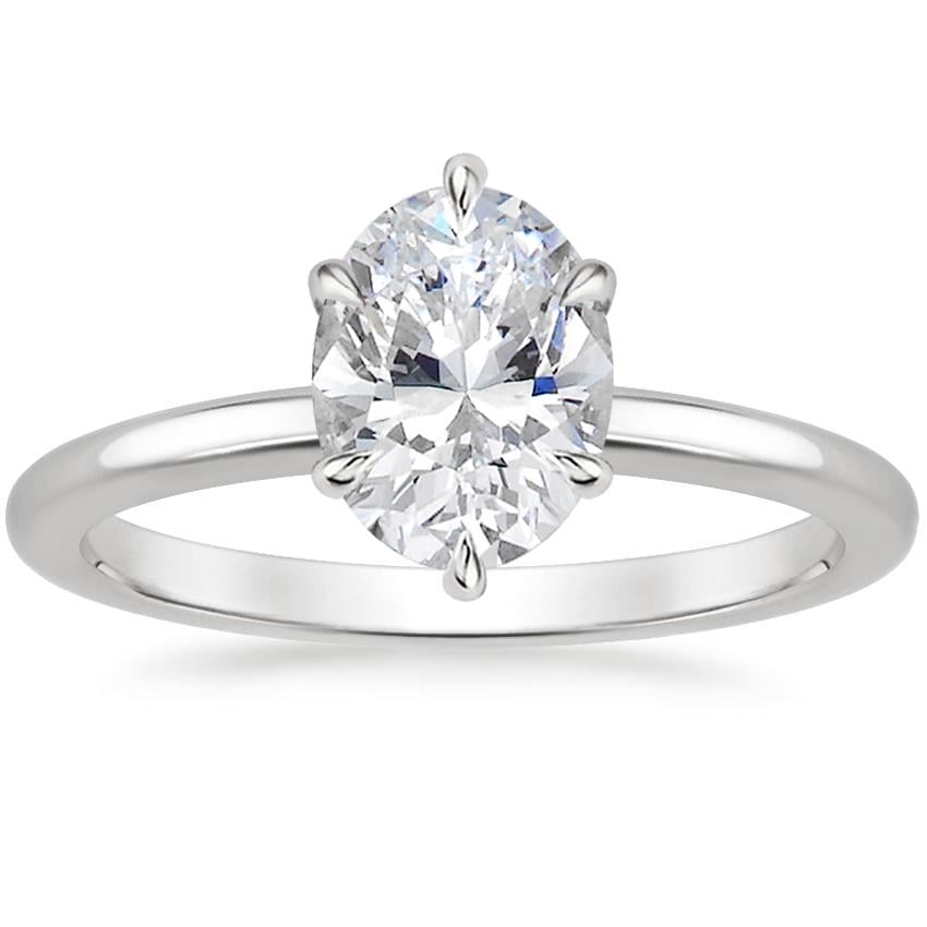 Platinum Esme 1.8mm Ring, large top view