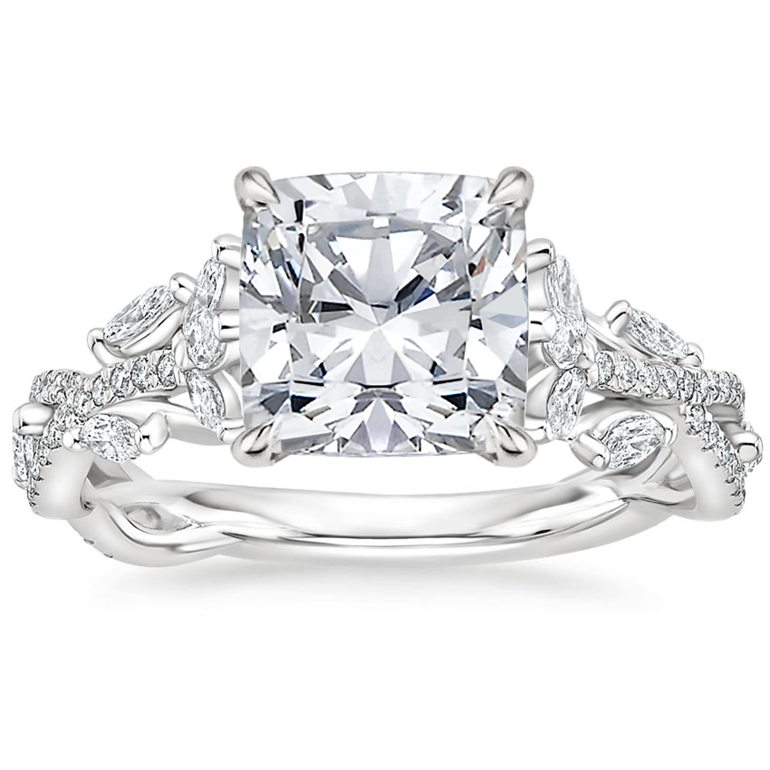 18K White Gold Luxe Secret Garden Diamond Ring (3/4 ct. tw.), large top view