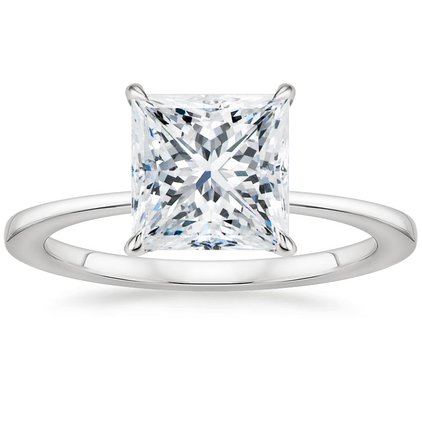 18K White Gold Katerina Diamond Ring, large top view