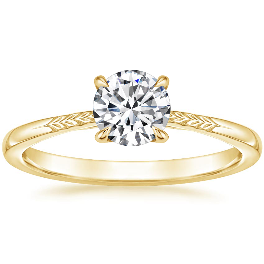 Laurel Engraved Ring - Brilliant Earth