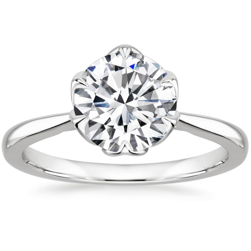 Platinum Caliana Ring, large top view