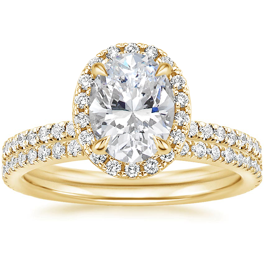 18K Yellow Gold Waverly Diamond Bridal Set (2/3 ct. tw.)
