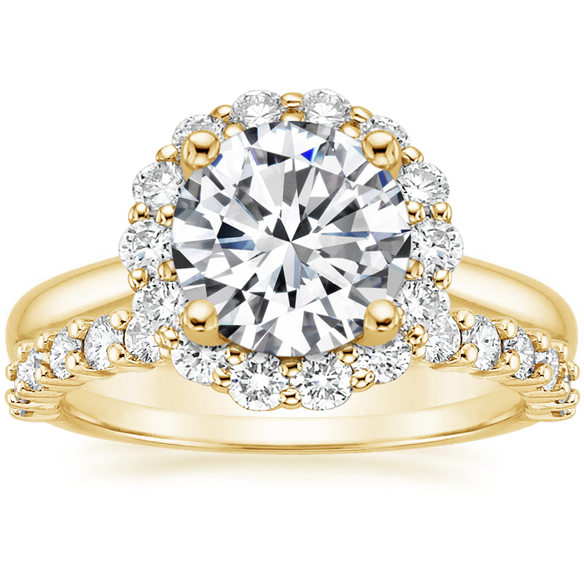 Yellow Gold Diamond Cluster Cocktail Bypass Ring 14k Rnd 3/4ctw Floral  Waterfall - Wilson Brothers Jewelry