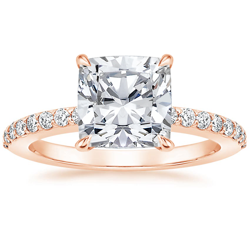 14K Rose Gold Luxe Elodie Diamond Ring (1/4 ct. tw.), large top view