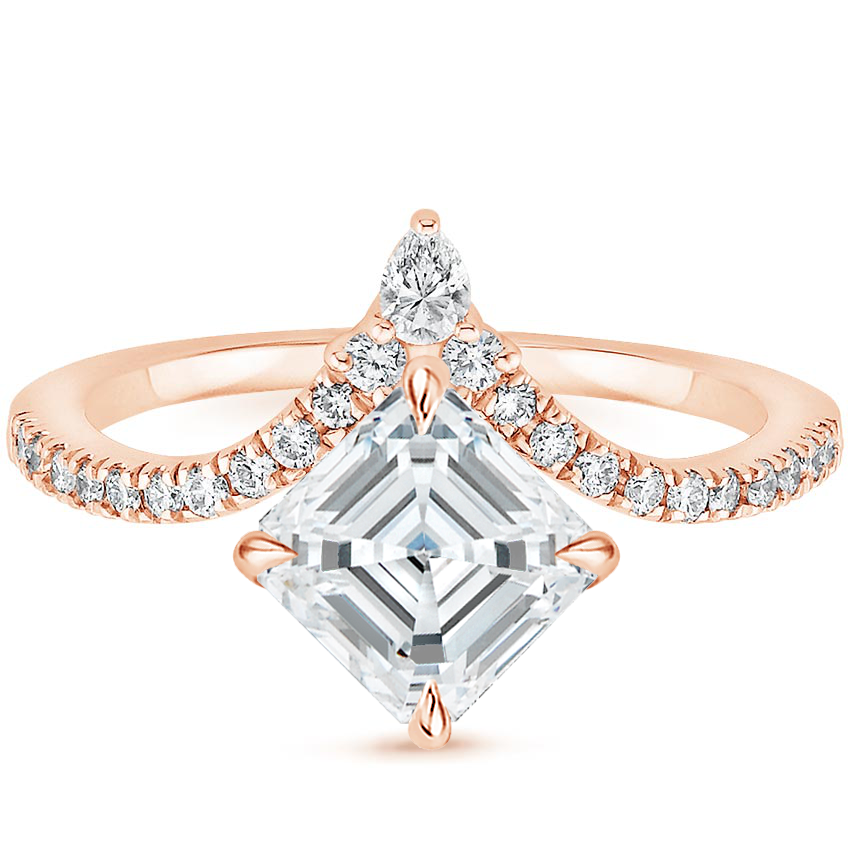 Chevron Engagement Ring Nouveau Brilliant Earth