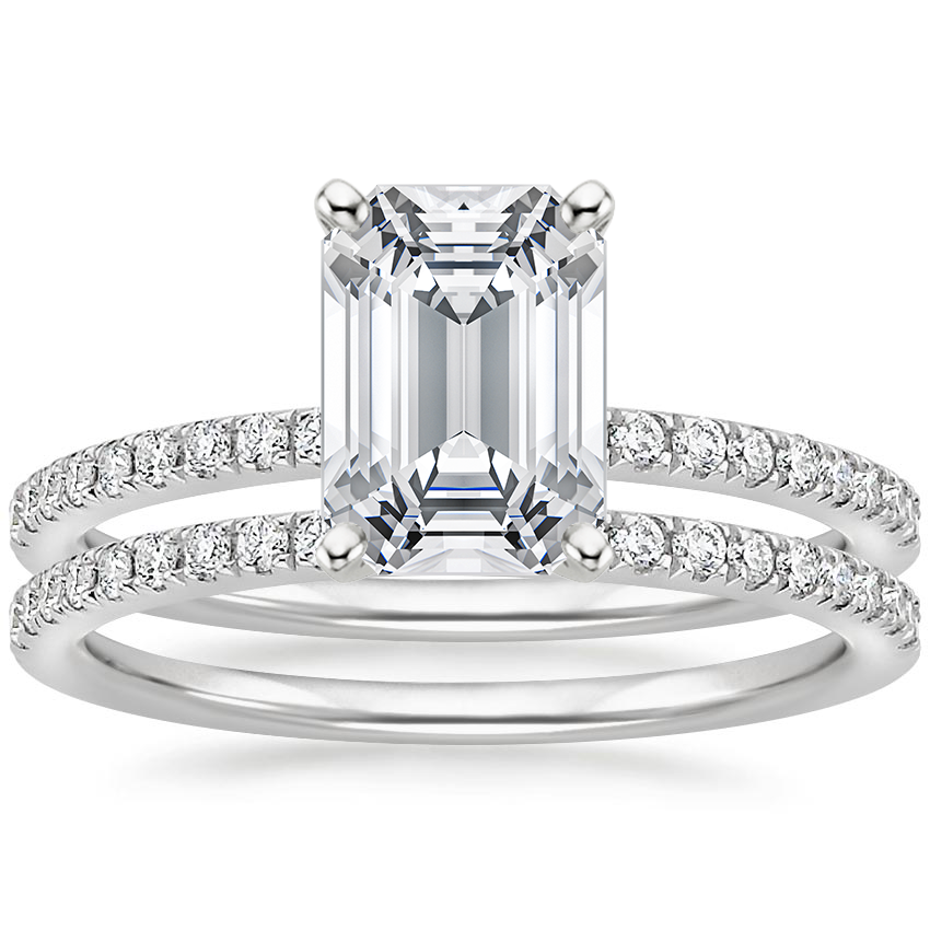 18K White Gold Ballad Diamond Bridal Set (1/3 ct. tw.)