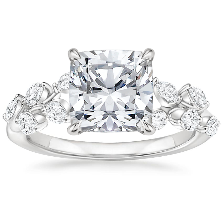 Platinum Amaranta Diamond Ring (1/2 ct. tw.), large top view