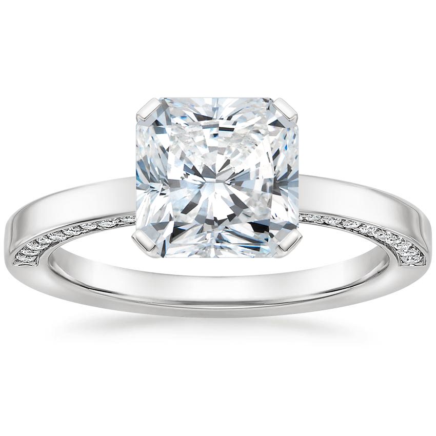 Platinum Maeve Diamond Ring, large top view