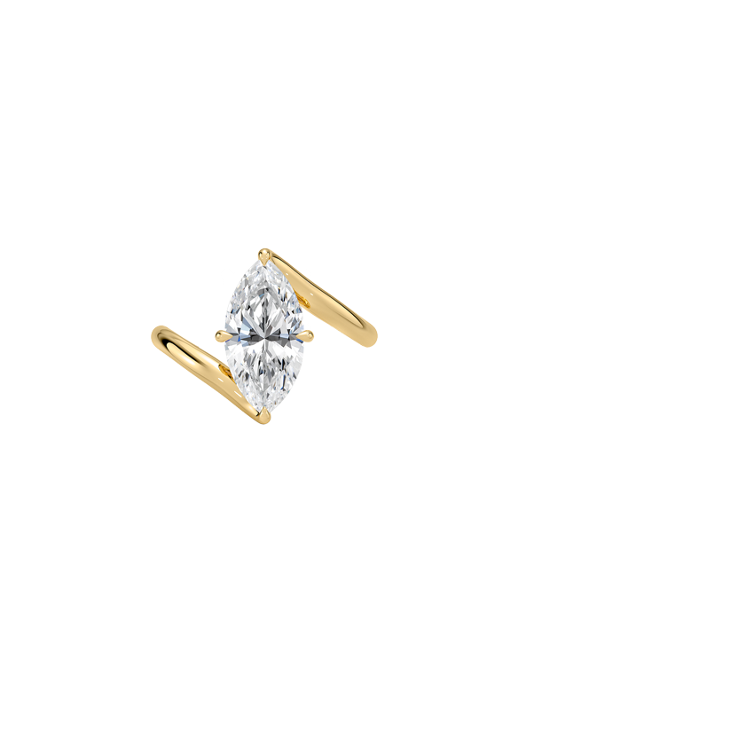 Atelier Solitaire Ring in 14K Yellow Gold | Brilliant Earth