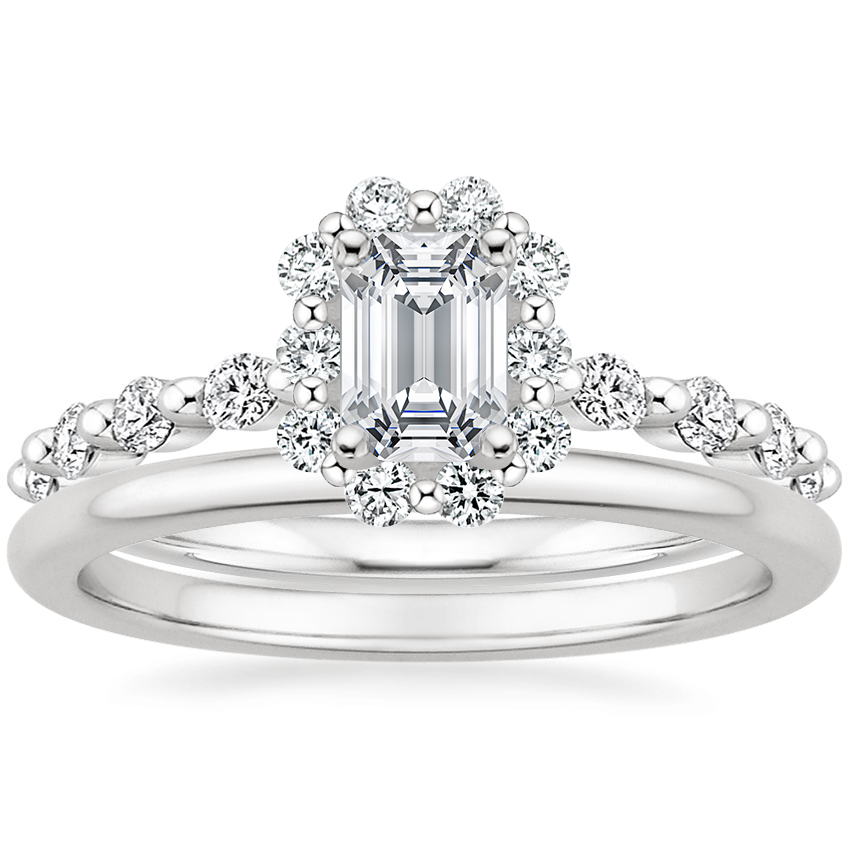 Marseille halo outlet diamond ring