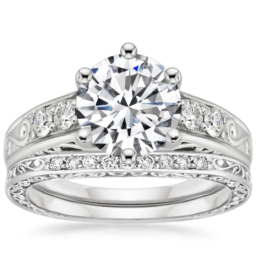 Art deco style diamond rings