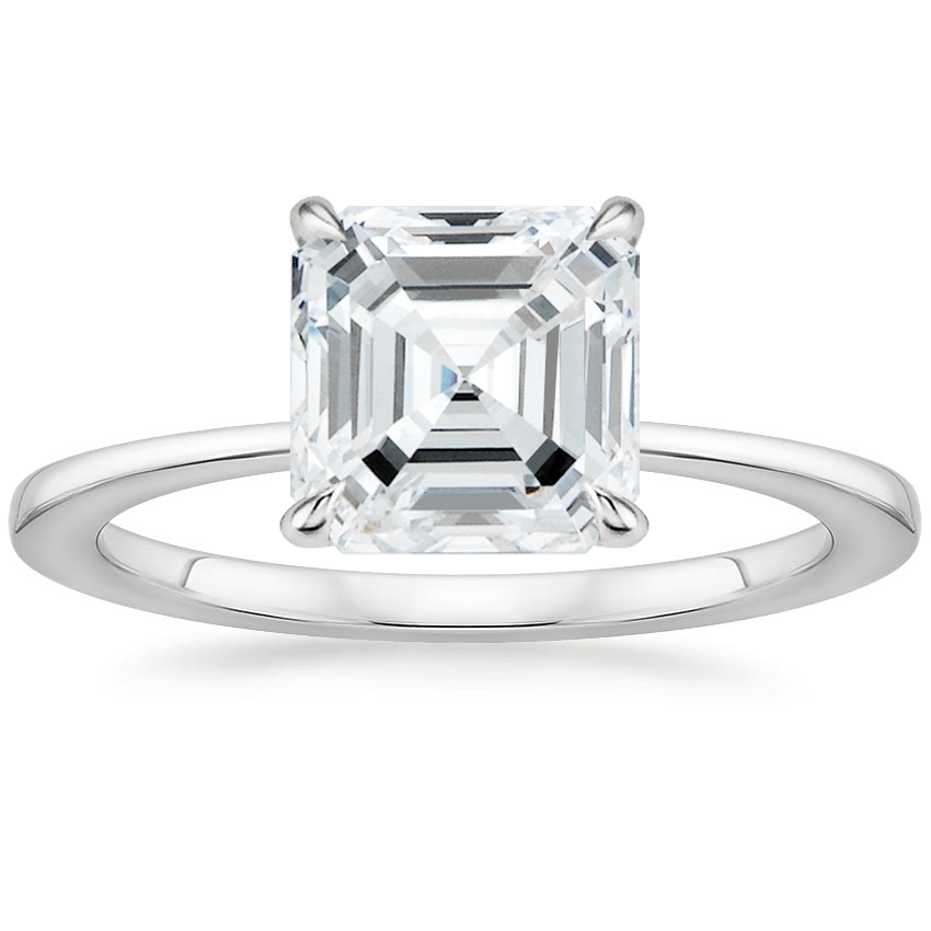18K White Gold Katerina Diamond Ring, large top view