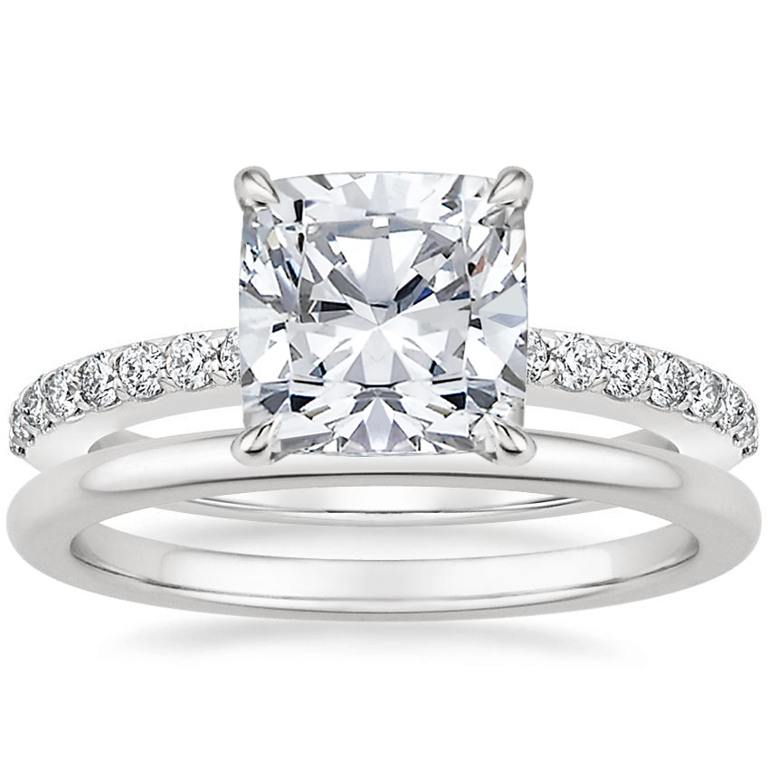Elodie  Round & Baguette Lab-Grown Diamond Wedding Ring – Kate & Kole