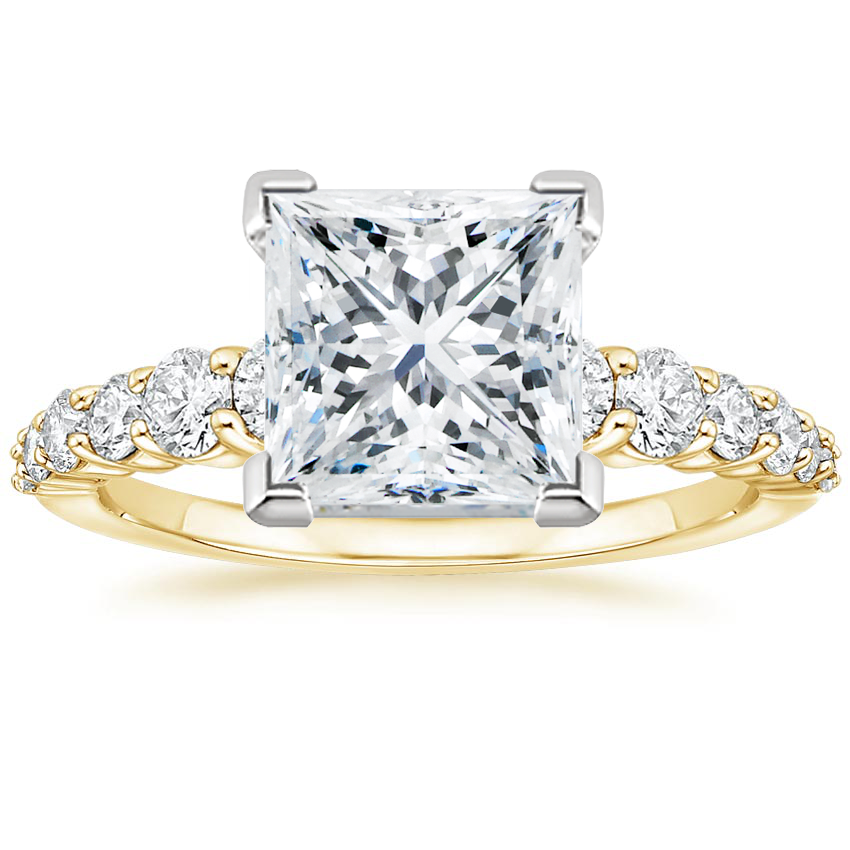 18K Yellow Gold Luciana Diamond Ring (1/2 ct. tw.), large top view