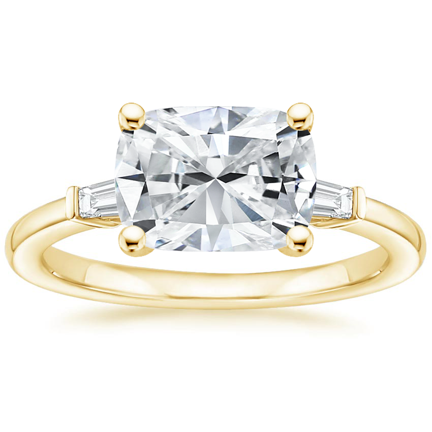 East West Tapered Baguette Diamond Ring Brilliant Earth