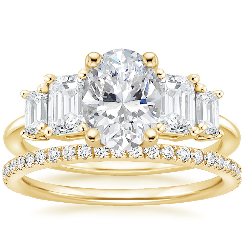 Ballad diamond sales ring oval