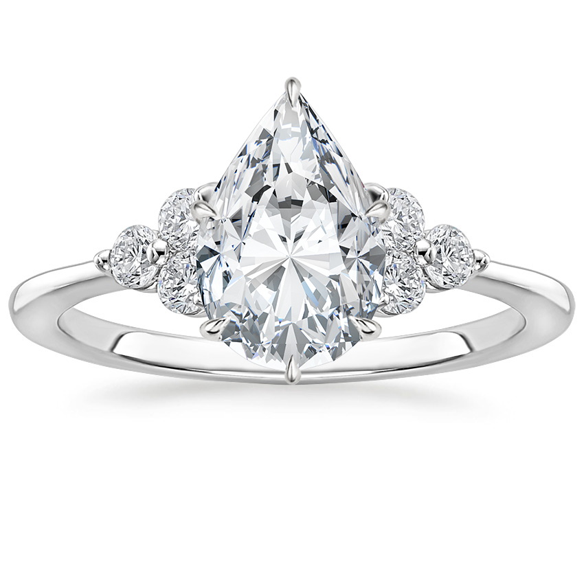 Platinum Luxe Melody Diamond Ring (1/5 ct. tw.), large top view