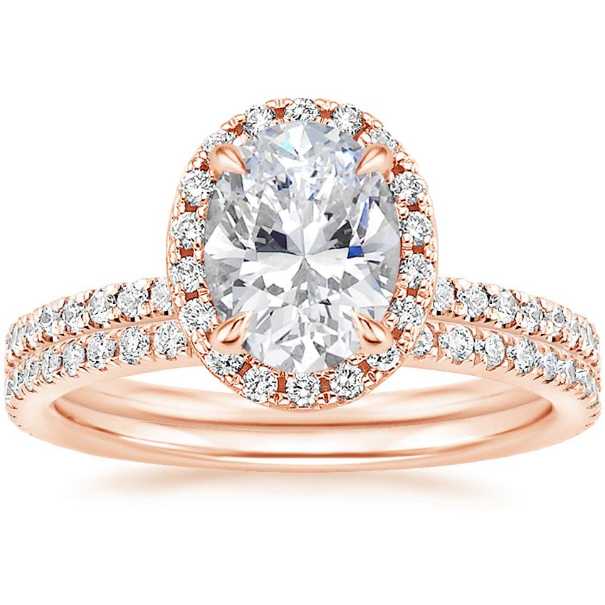 14K Rose Gold Waverly Diamond Bridal Set (2/3 ct. tw.)