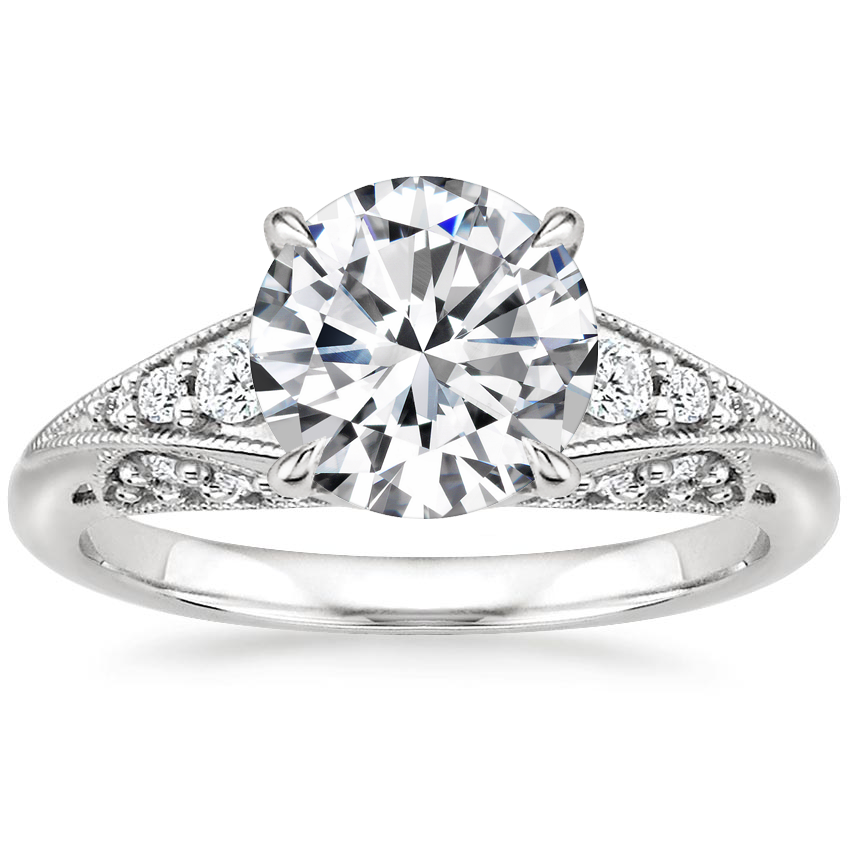18K White Gold Serafina Diamond Ring (1/4 ct. tw.), large top view