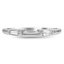 The Essey Bridal Set, smalltop view on a hand