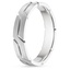Platinum Vertex Wedding Ring, smallside view