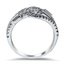 Diamond and Tanzanite Carabiner Ring, smallside view