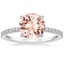 18KW Morganite Viviana Diamond Ring (1/4 ct. tw.), smalltop view