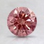 1.22 Ct. Fancy Vivid Pink Round Lab Created Diamond