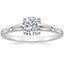 Round Floral Diamond Ring 