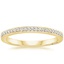 18K Yellow Gold Tacori Dantela Diamond Ring (1/8 ct. tw.), smalltop view