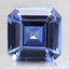 8.1mm Premium Violet Asscher Sapphire