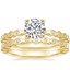 18K Yellow Gold Avery Diamond Ring with Avery Diamond Ring