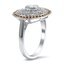 Vintage Inspired Woven Circle Diamond Ring, smallview
