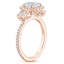14K Rose Gold Three Stone Waverly Diamond Ring (3/4 ct. tw.), smallside view