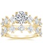 18K Yellow Gold Plaza Diamond Ring with Plaza Diamond Ring (1 1/15 ct. tw.)