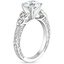Platinum Aberdeen Diamond Ring, smallside view
