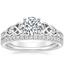 Platinum Aberdeen Diamond Ring with Ballad Diamond Ring (1/6 ct. tw.)