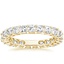 Yellow Gold Cushion Eternity Diamond Ring (2 ct. tw.)