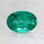 7x5mm Oval Lab Created Emerald