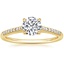 18K Yellow Gold Lissome Diamond Ring (1/10 ct. tw.), smalltop view
