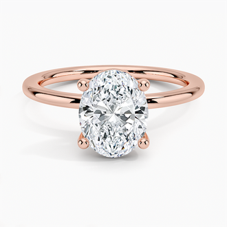 14K Rose Gold Perfect Fit Solitaire Ring