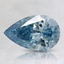 1.08 Ct. Fancy Intense Blue Pear Lab Created Diamond