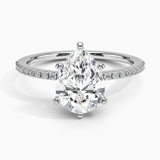 Scalloped Pavé Diamond Ring