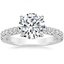 18K White Gold Sienna Diamond Ring (3/8 ct. tw.), smalltop view