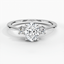 18K White Gold Selene Diamond Ring (1/10 ct. tw.), smalltop view