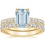 18KY Aquamarine Sienna Diamond Bridal Set (7/8 ct. tw.), smalltop view