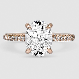 valencia diamond ring rose gold